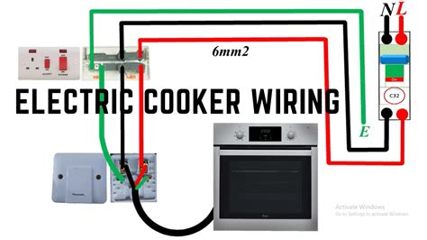 what amp junction box for cooker|6mm electric cooker wiring diagram.